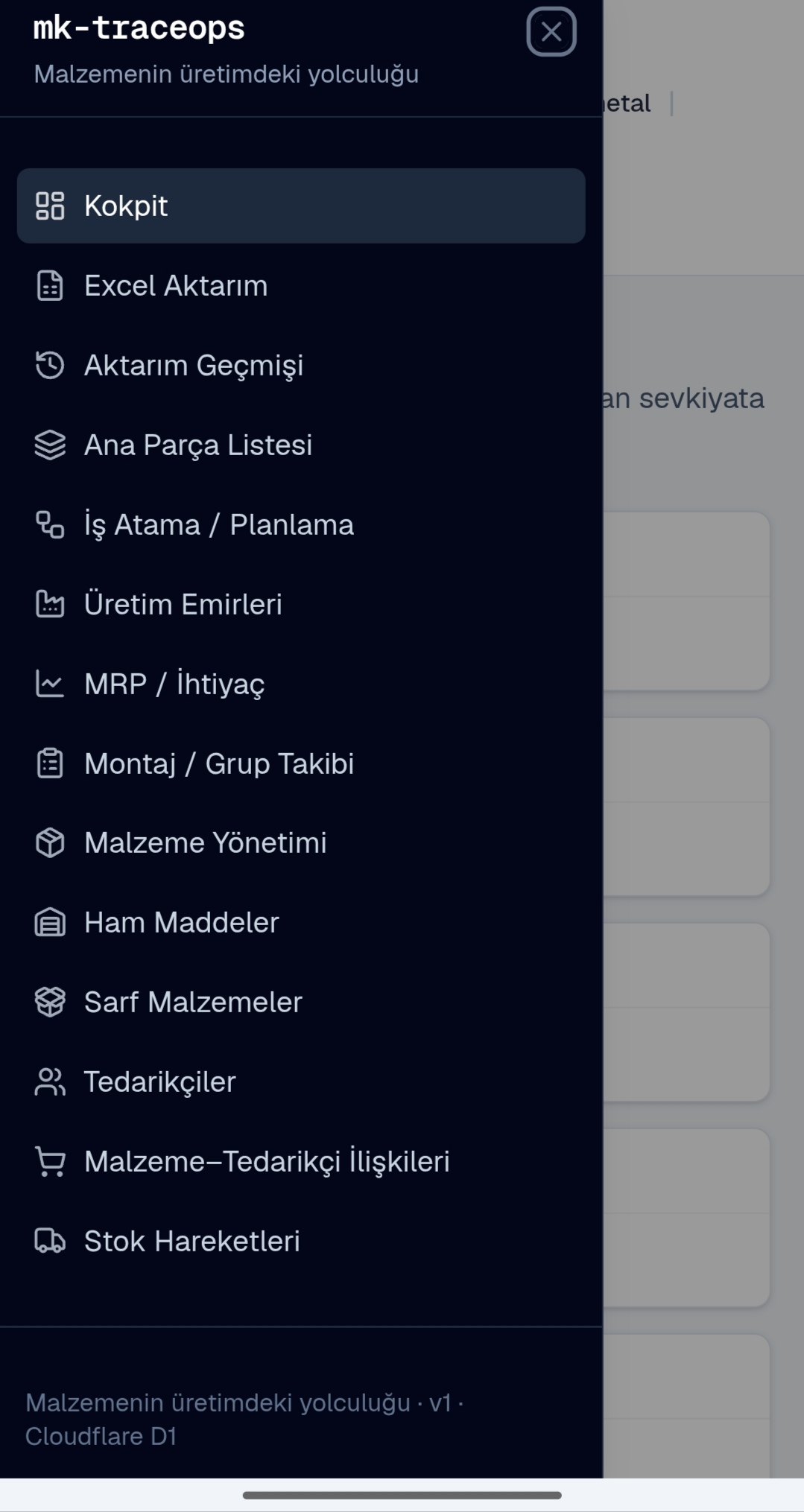 MK TraceOps — Screenshot 2