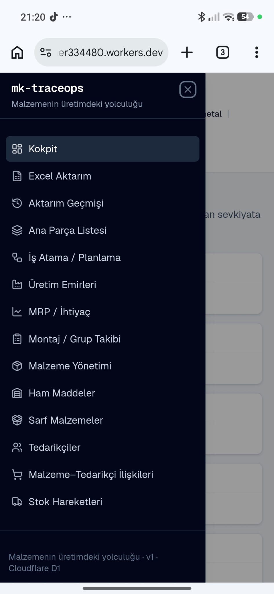 MK TraceOps — Screenshot 1